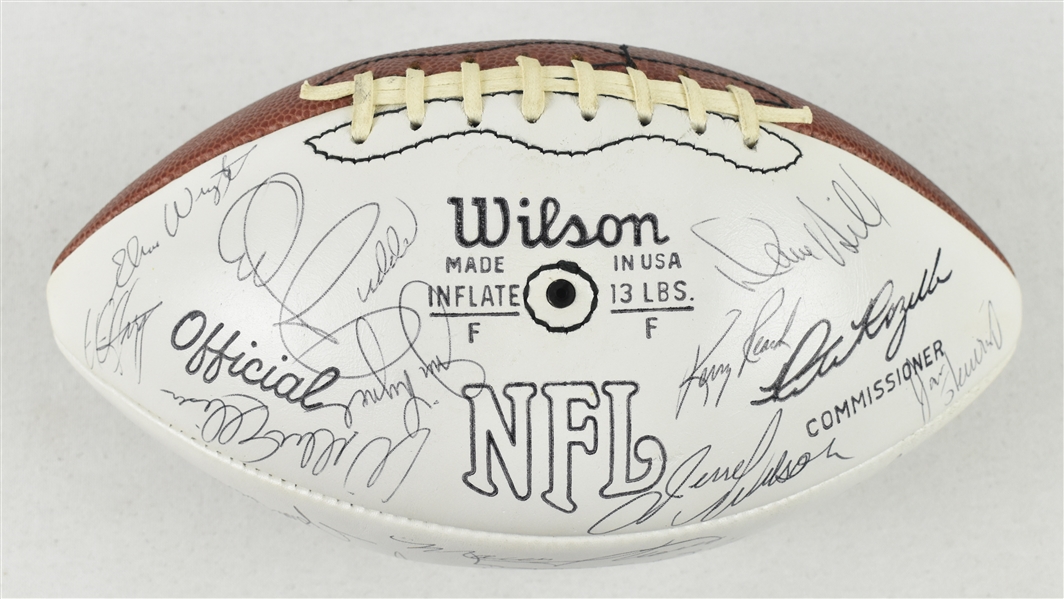Kansas City Chiefs 1969 Super Bowl IV Team Signed Football