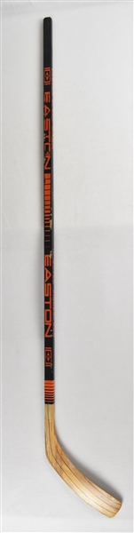 Brett Hull Game Used St. Louis Blues Hockey Stick Signed by Brett & Bobby Hull