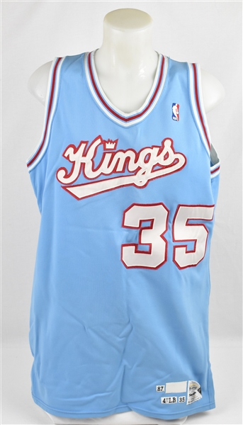 Joe Kleine 1987-88 Sacramento Kings Game Used Jersey w/Dave Miedema LOA