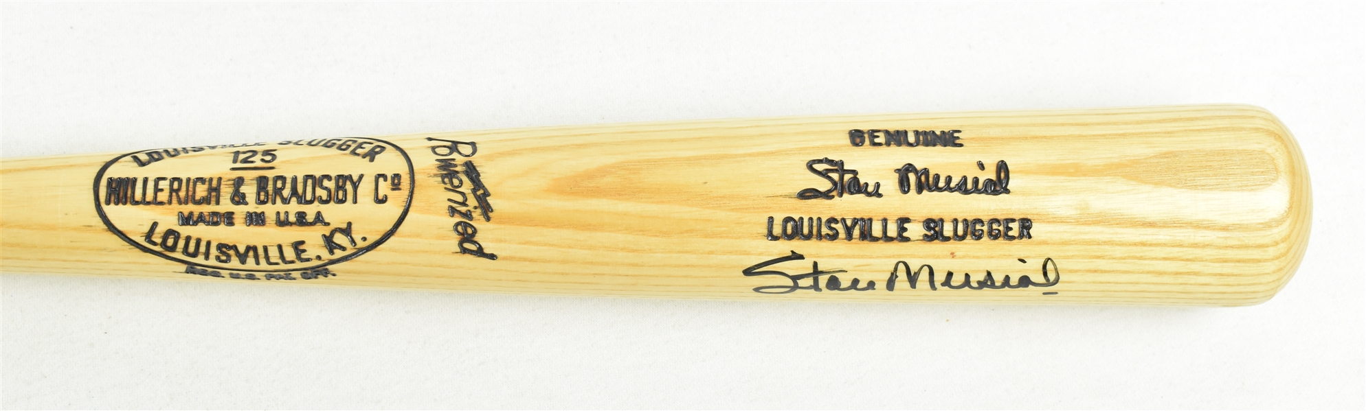 Stan Musial Autographed Signature Model Bat