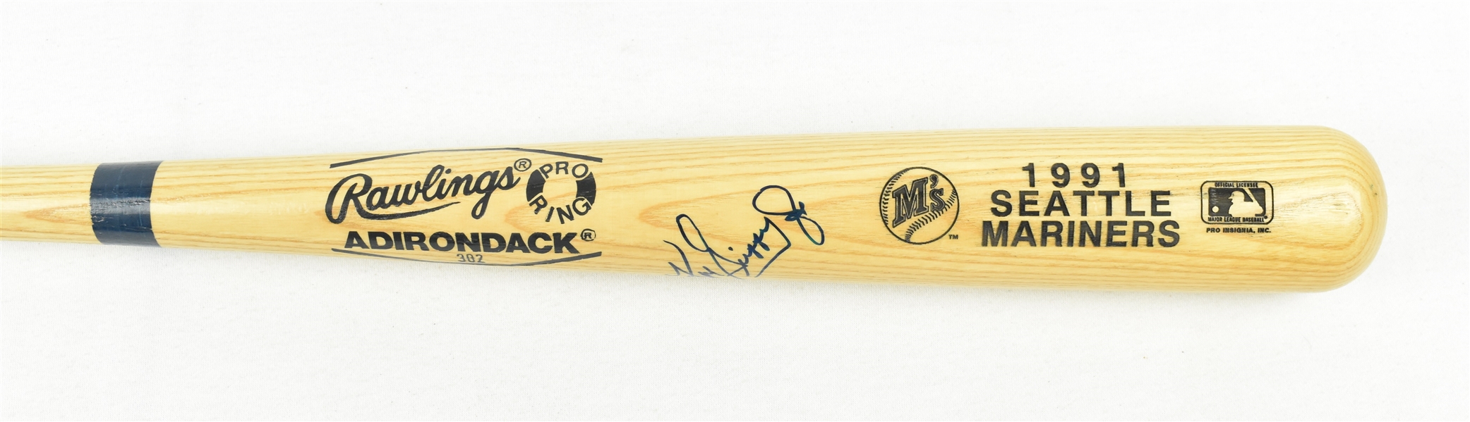Ken Griffey Jr. Autographed 1991 Seattle Mariners Bat