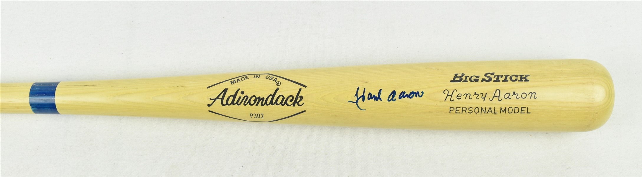 Hank Aaron Autographed Signature Model Bat