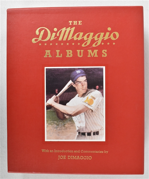 Joe DiMaggio Albums Books Signed on the Cover  