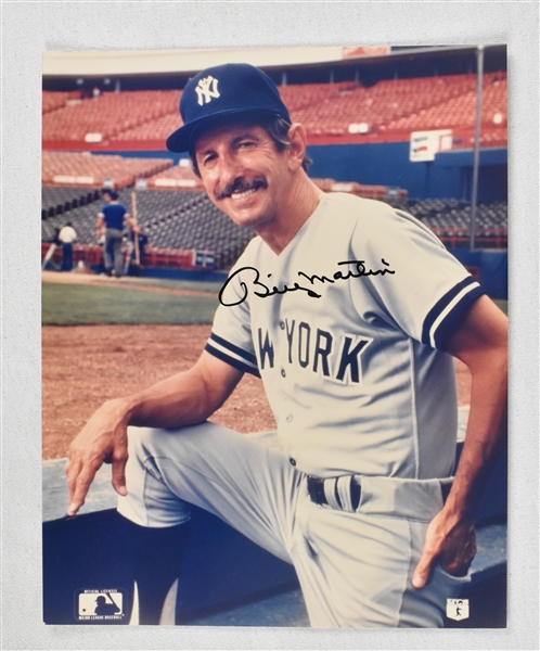 Billy Martin Autographed 8x10 Photo