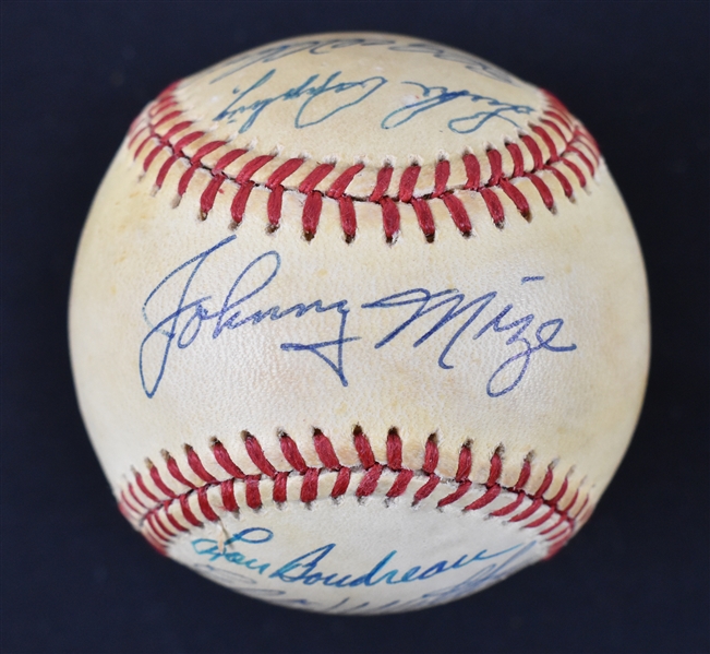 Hall of Fame Autographed Baseball 9 From Bill Dickey Collection