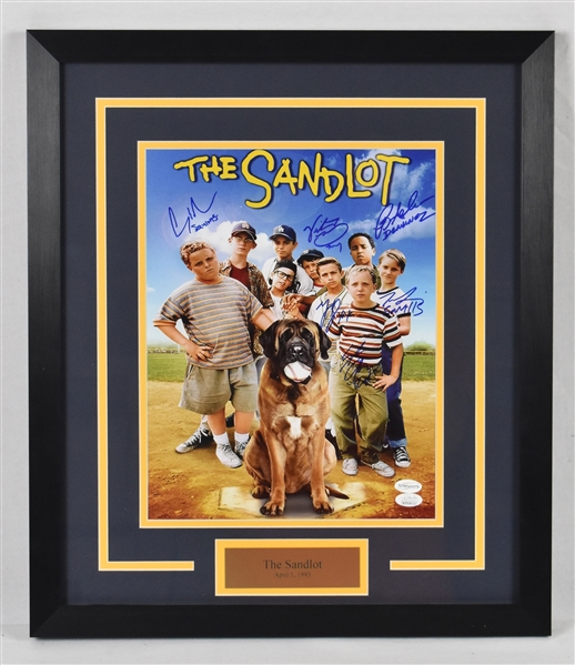 "The Sandlot" Movie Autographed 19x22 Framed Display  