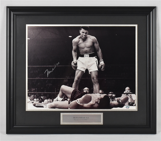 Muhammad Ali Autographed 23x27 Framed Display