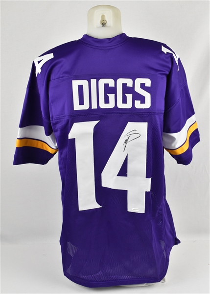 Stefon Diggs Autographed Minnesota Vikings Home Purple Jersey