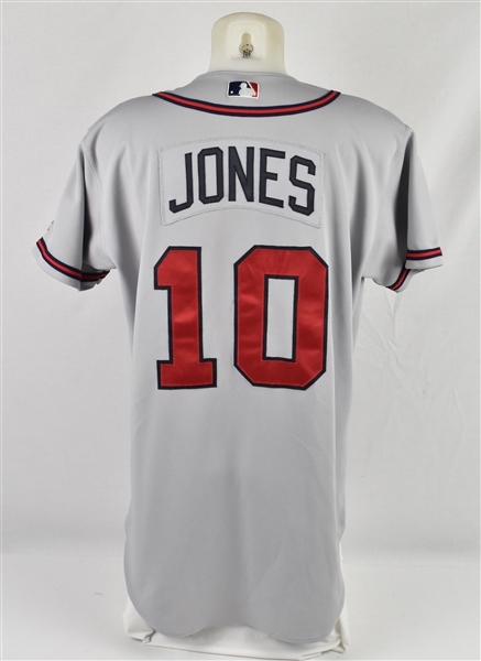 Chipper Jones 2003 Atlanta Braves Game Used Jersey w/Dave Miedema LOA
