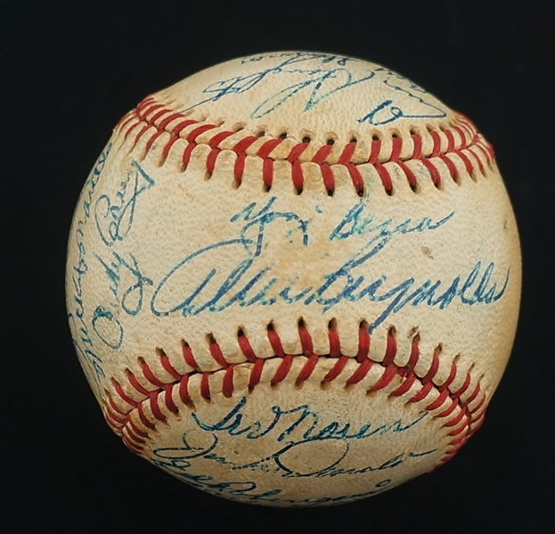 New York Yankees 1954 Team Signed Baseball