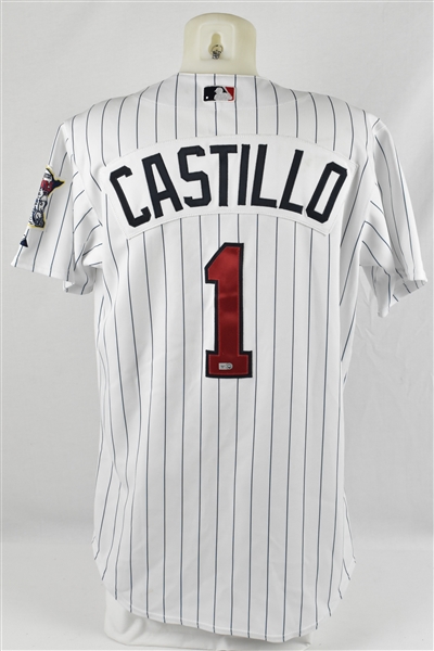 Luis Castillo 2007 Minnesota Twins Game Used Jersey MLB