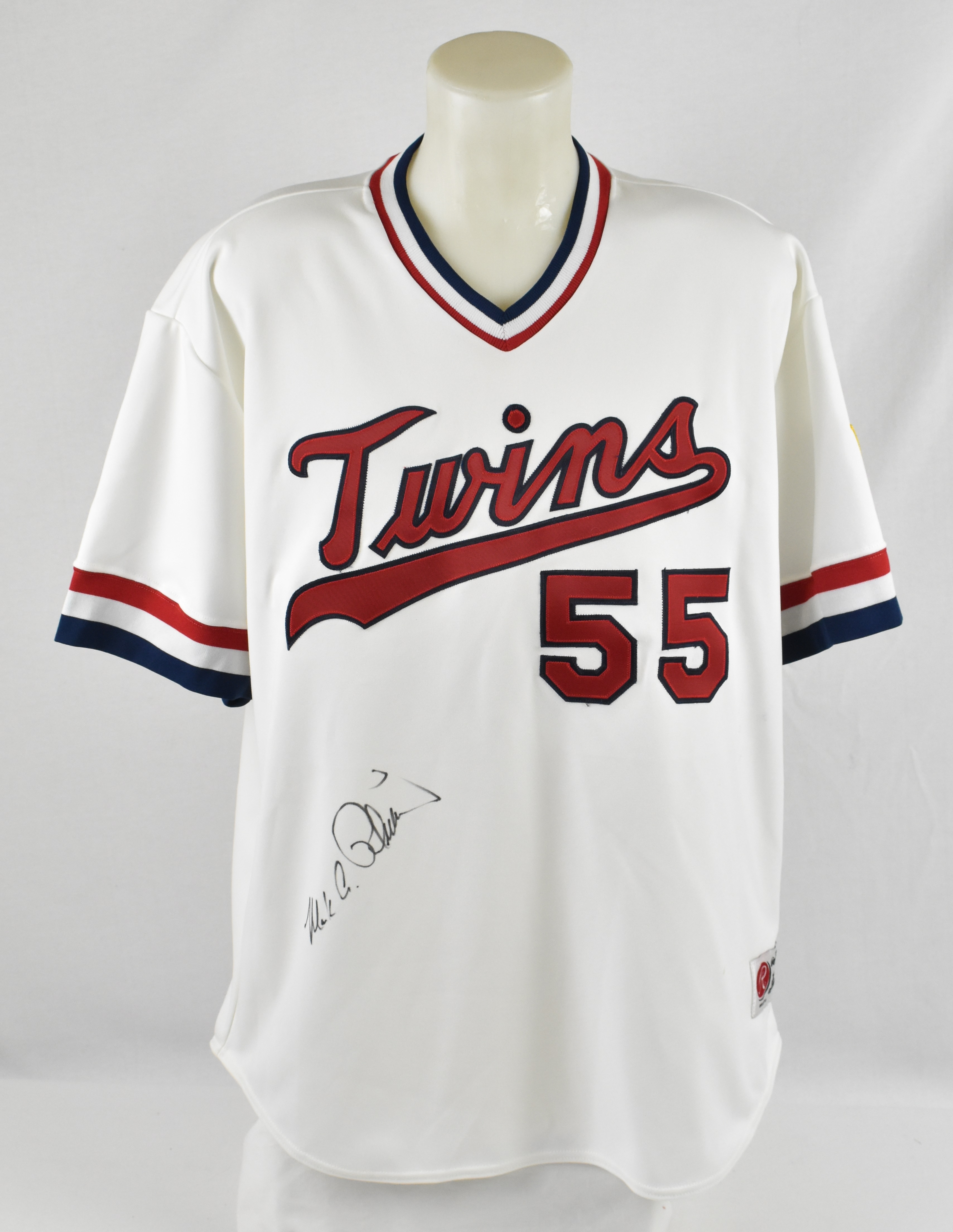 Lot Detail - Mark Redman Minnesota Twins Autographed Throwback Jersey