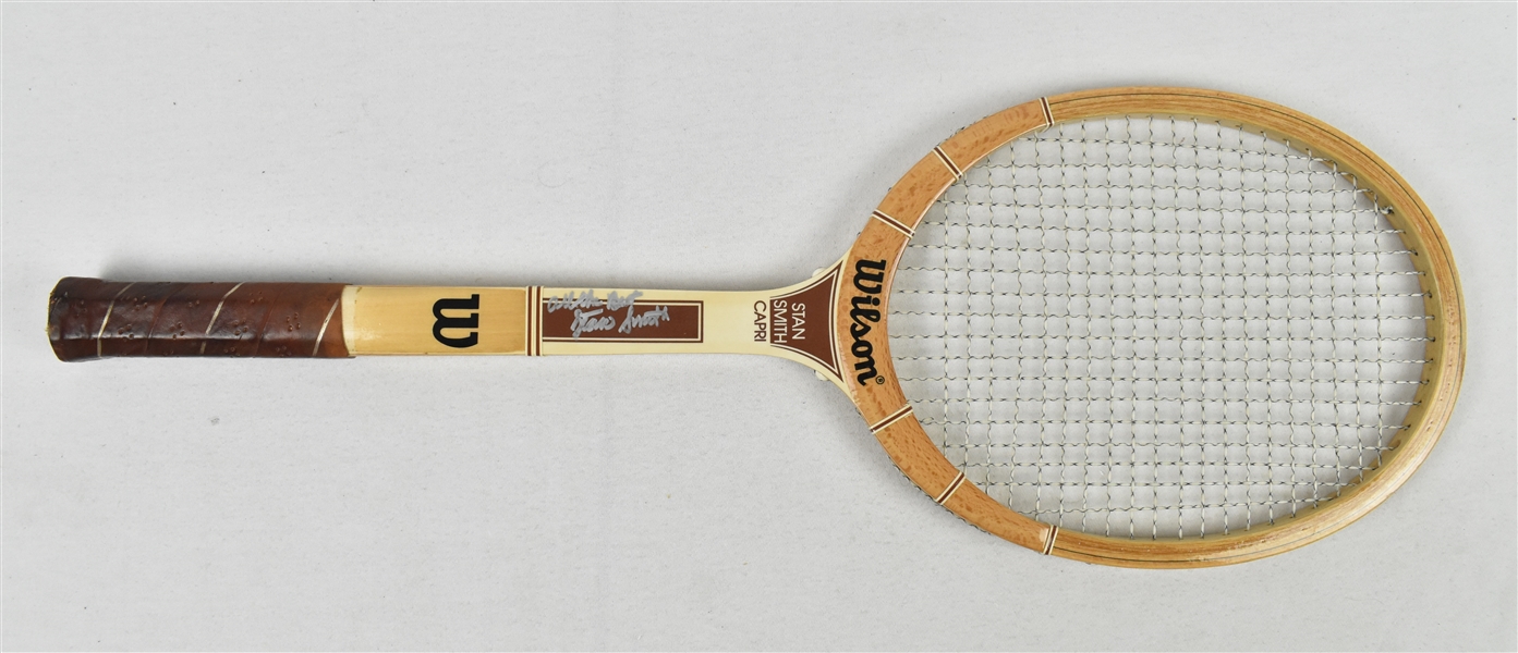Stan Smith Autographed Tennis Racket