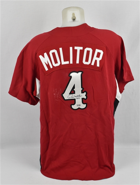 Paul Molitor 2011 Rochester Red Wings Game Used Jersey w/Team LOA