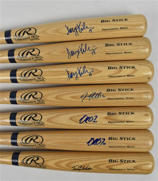 Minnesota Twins Lot of 7 Autographed Bats