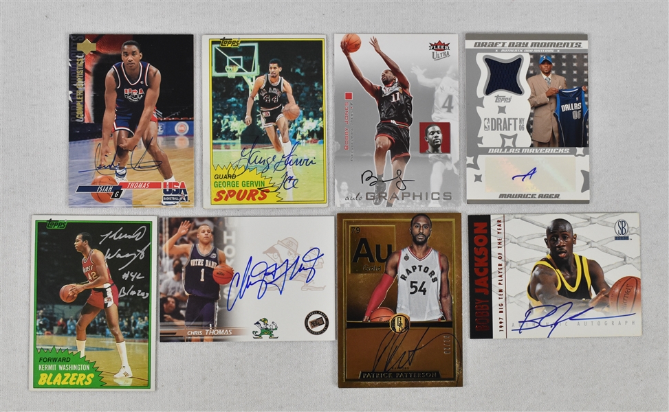 Collection of Autographed Basketball Cards