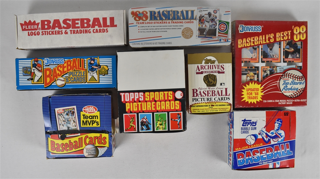 Unopened Baseball Cards & Sets