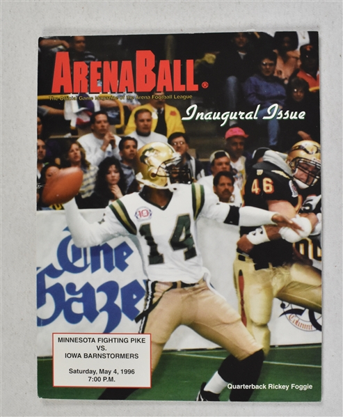 Kurt Warner 1996 Arena Bowl Program