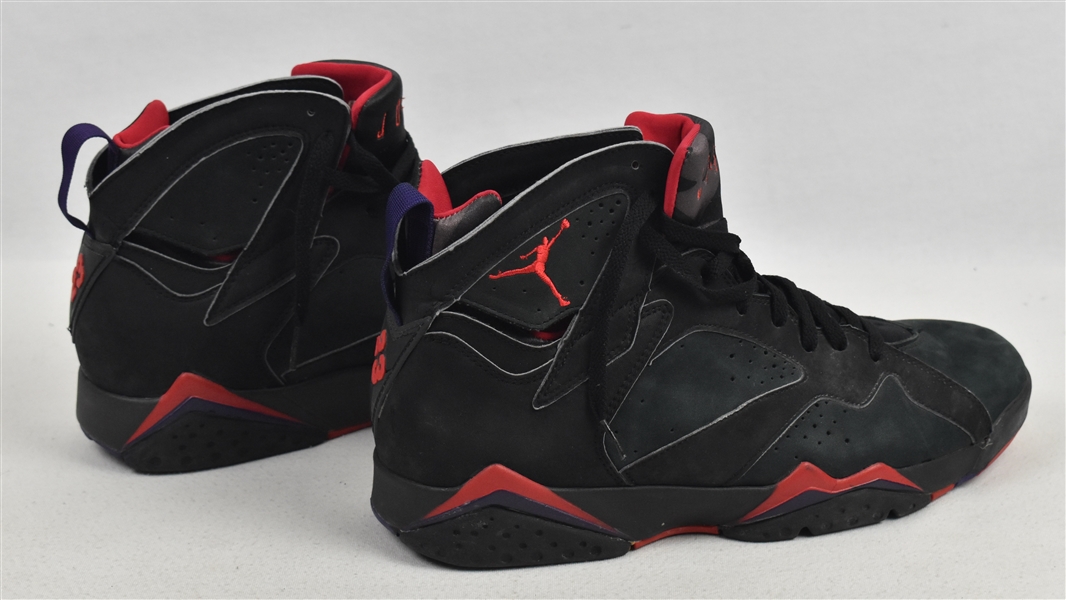 Michael Jordan 1992 Chicago Bulls Game Used NBA Playoffs Nike VII Shoes w/Sports Investors LOA