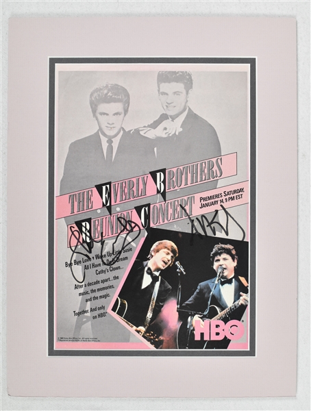 Everly Brothers Autographed 8x10 Photo