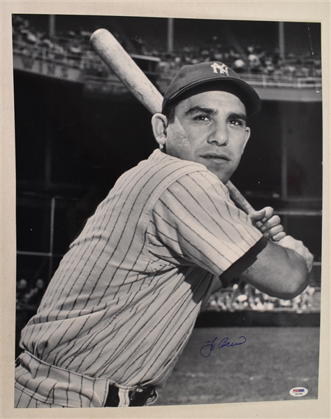 Yogi Berra Autographed 16x20 Photo