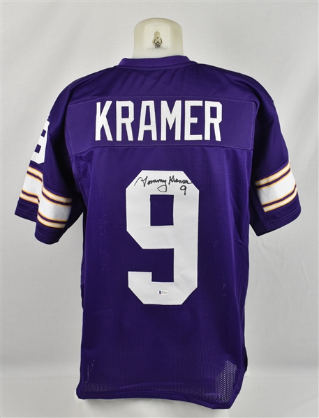 Tommy Kramer Autographed Minnesota Vikings Jersey