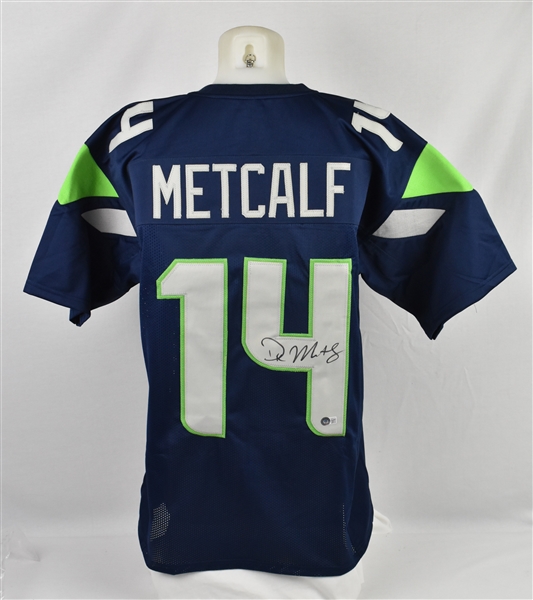 DK Metcalf Autographed Seattle Seahawks Jersey