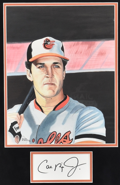 Lot Detail - Cal Ripken Jr. Original James Fiorentino Watercolor ...