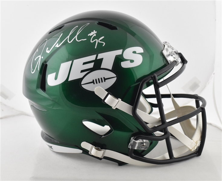 Quinnen Williams Autographed New York Jets Full Size Replica Helmet