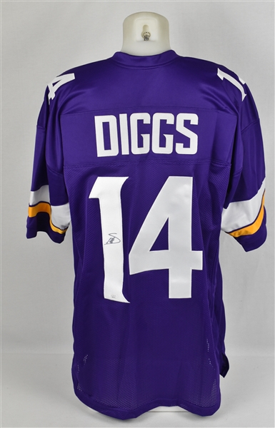 Stefon Diggs Autographed Minnesota Vikings Home Purple Jersey