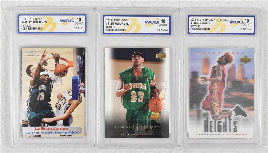 LeBron James Basketball Card Collection