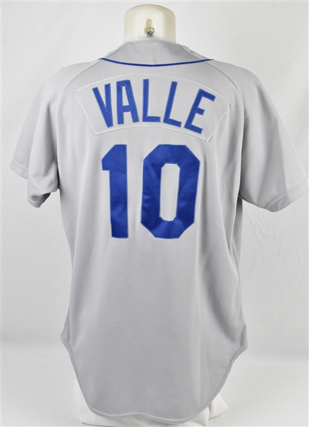 Dave Valle 1990 Seattle Mariners Game Used Jersey