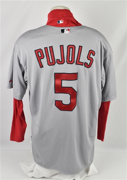 Albert Pujols 2006 St. Louis Cardinals Game Issued Jersey w/Dave Miedema LOA
