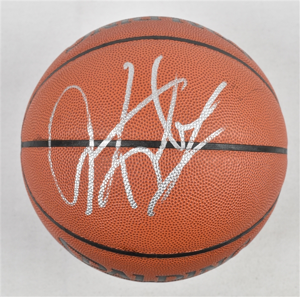 Dennis Rodman Autographed Basketball w/Mounted Memories