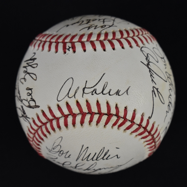 Detroit Tigers Legends Autographed Baseball w/Al Kaline