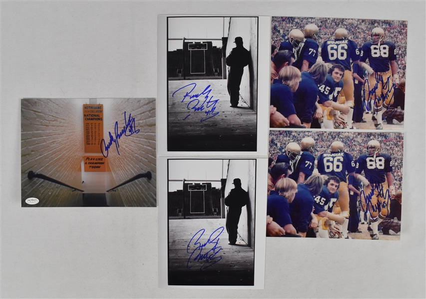 Rudy Ruettiger Lot of 5 Autographed 8x10 Photos