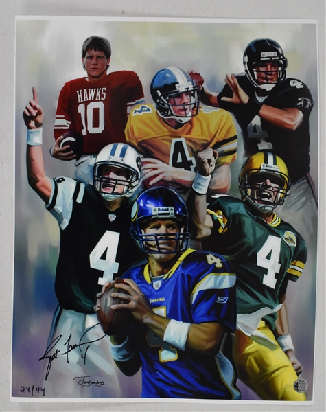 Brett Favre Autographed Limited Edition Lithograph