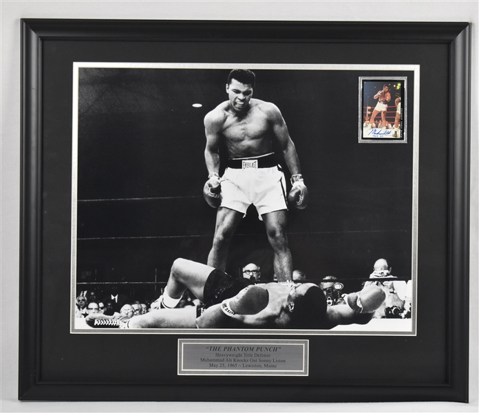Muhammad Ali Autographed Framed Display
