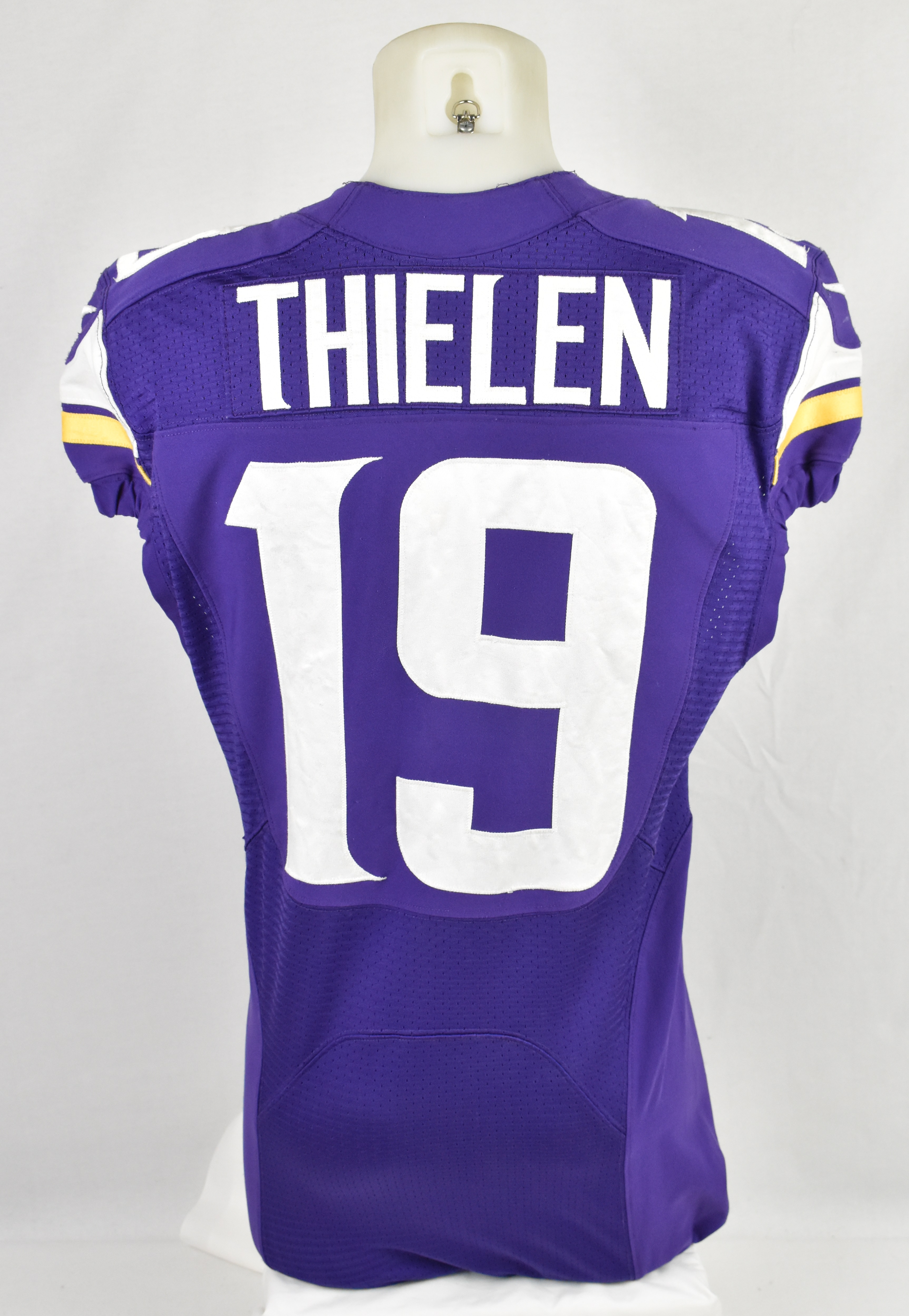 Lot Detail - Adam Thielen 2014-2016 Minnesota Vikings Game Used Jersey  *Photomatched to Being Used by Thielen in 8 Different Games Including  Playoffs*
