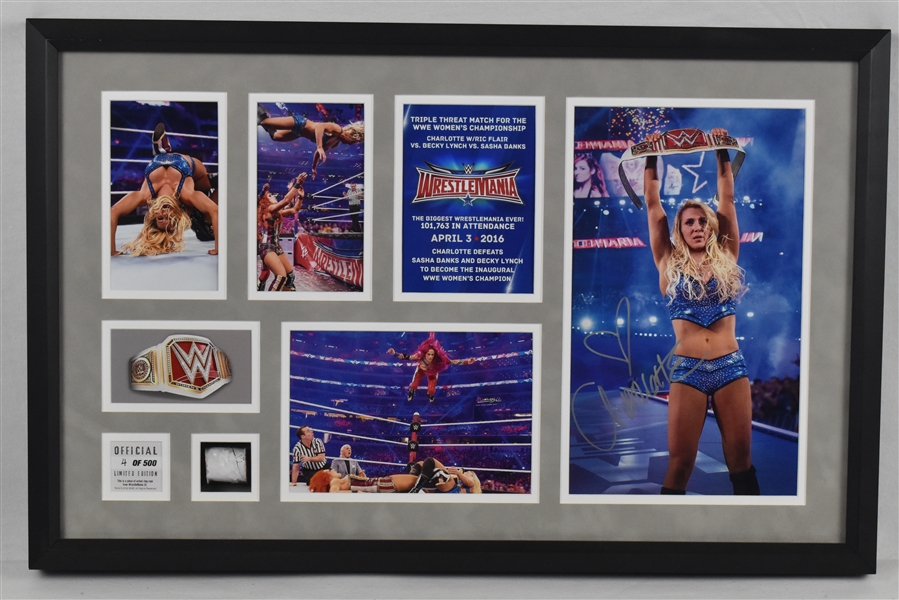 WWE Wrestlemania 2016 Limited Edition Framed Display