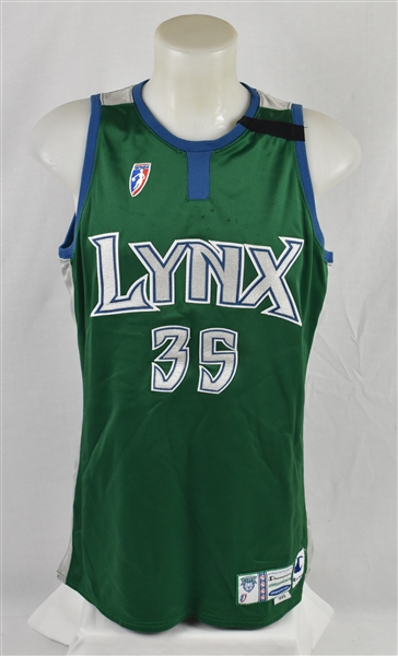 Minnesota Lynx 1999 Inaugural Season Game Used Jersey w/Memorial Band