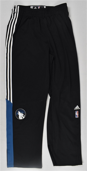 Luc Mbah a Moute 2013-14 Minnesota Timberwolves Game Used Warm Up Pants