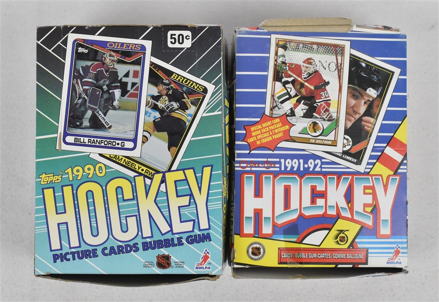 NHL Lot of 2 Unopened Boxes of Wax Packs