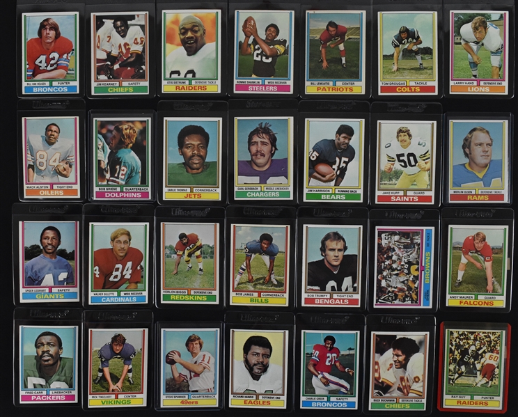 Lot Detail - Vintage 1974 Topps Football Card Set