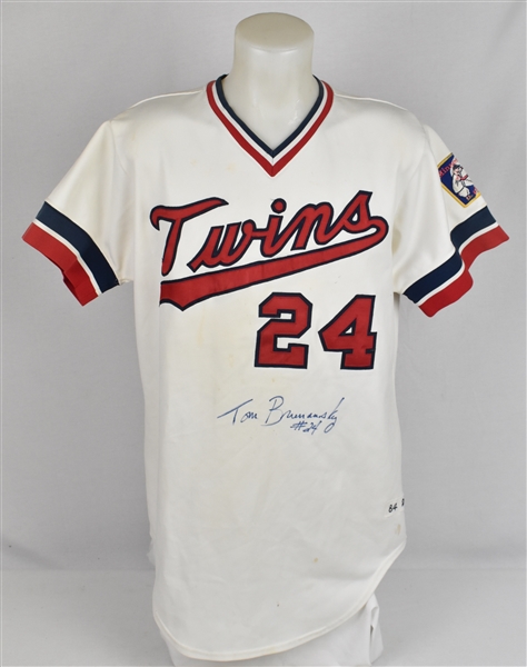 Tom Brunansky 1984 Minnesota Twins Game Used Jersey