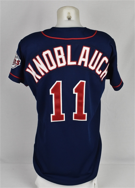 Chuck Knoblauch 1997 Minnesota Twins Game Used Jersey