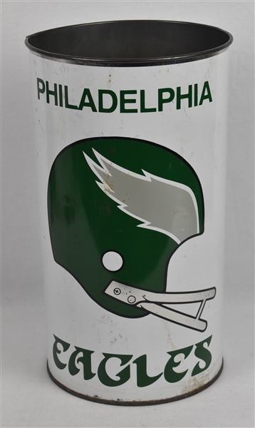 Philadelphia Eagles Vintage Trash Bin