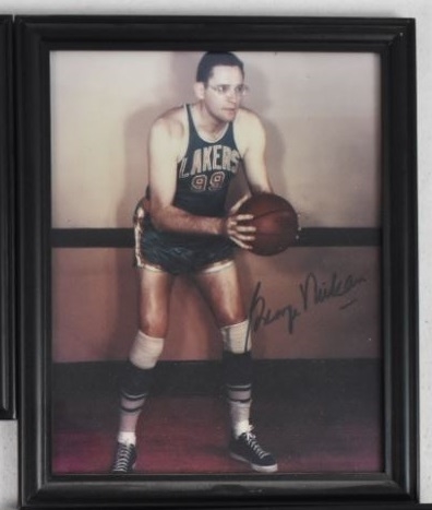 Lot of 3 Autographed 8x10 Photos w/George Mikan