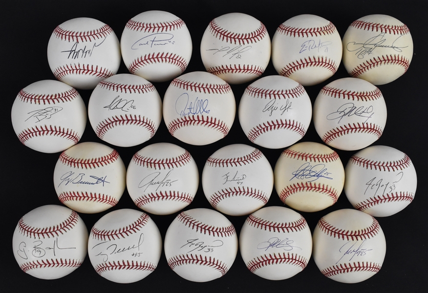 Lot of 20 Autographed Baseballs