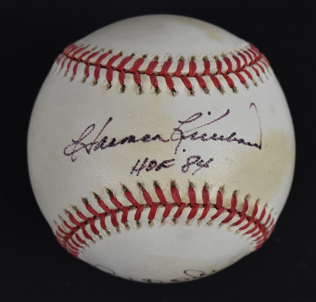 HOF Autographed Baseball w/Harmon Killebrew